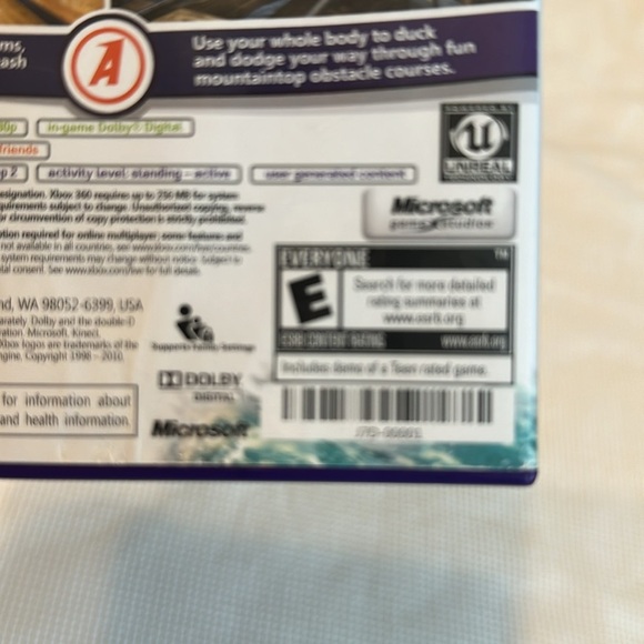 XBOX 360 Kinect preloved Kinect Adventures video game - Picture 3 of 10